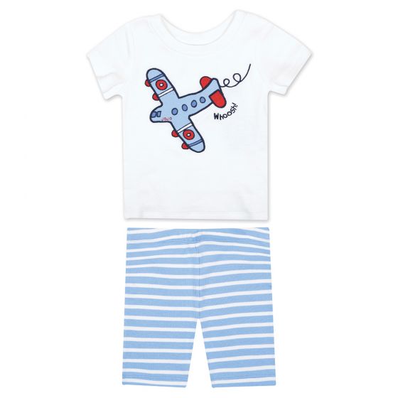 Pijama Corto y ajustado de Niño de aviones