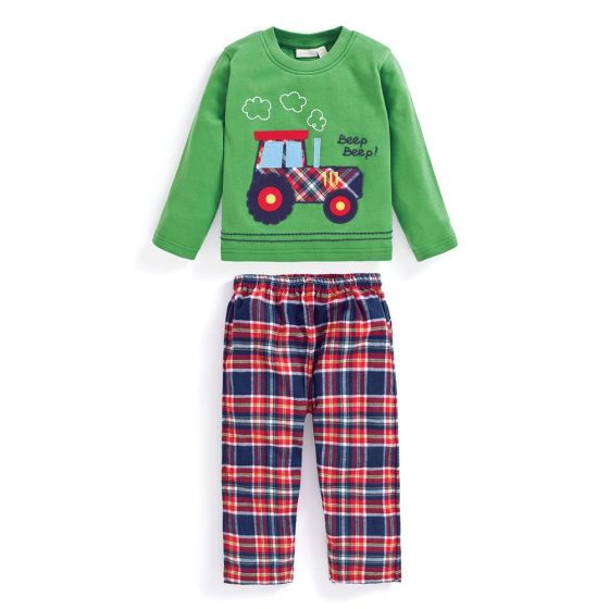 Pijama Invierno para Niños de Tractor