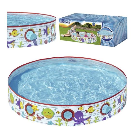 Piscina infantil 152 x 25 cm Mundo Submarino Bestway