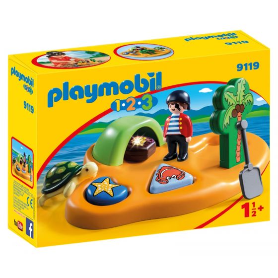 Playmobil 1.2.3 Isla Pirata