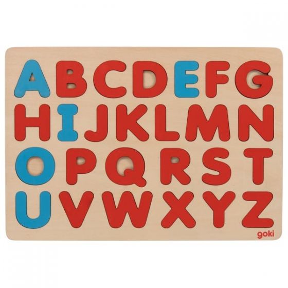 Puzzle alfabeto estilo Montessori