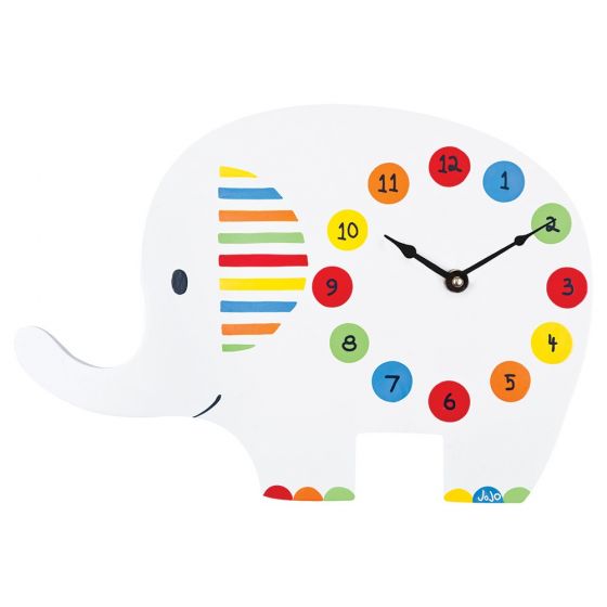 Reloj de Pared Infantil Elefantes Brillantes