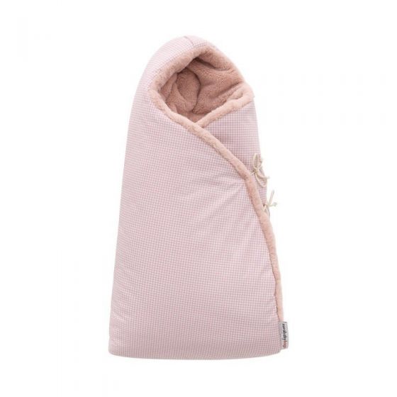 Saco Capazo Cruzado Reversible Mini Windsord Rosa: Elegancia y Confort para Tu Recién Nacido