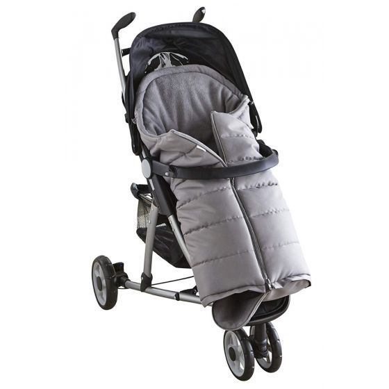 Saco Cubrepies Universal Silla de Paseo y Cochecito Bebé - Cocoon color gris