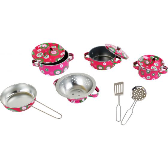 Set de utensilios de juguete para cocina infantil Lucía , 10 piezas