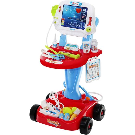 Set de juguetes Médico para Niños , 18 piezas con carro incluido
