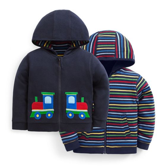 Sudadera Reversible Trenes Bebés y Niños