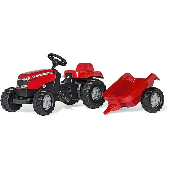 Tractor con pedales rojo Massey Ferguson Rollykid