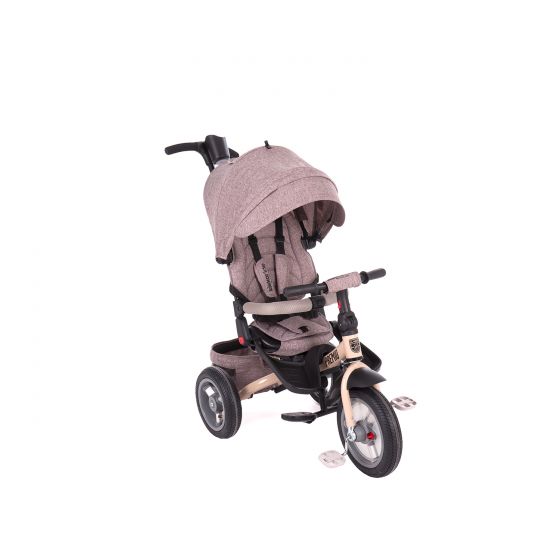 Triciclo Premio Kikkaboo con ruedas de aire color Beige Melange