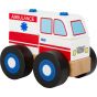 Ambulancia de madera - Juguete