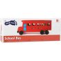 Autobús Escolar Rojo - Juguete de madera
