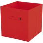 Caja Plegable de Tela en color Rojo