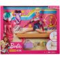 Barbie Olímpica muñeca gimnasta, barra de equilibrios de juguete y más de 15 accesorios
