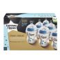 Lote 6 Biberones azules 260 ml - Tommee Tippee