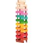 Bloques de madera de diseño colorido - 150 piezas