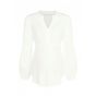 blusa premamá blanca de manga larga