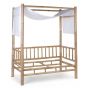 Tela dosel para camas de bambú de Childhome