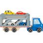 Camión transportador de coches - Incluye 4 coches de madera