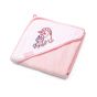 Capa de baño tejido natural- rosa