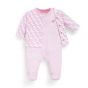 Chaqueta y Pijama para Bebé Estampado Elefantes Rosas