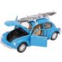 Coche Modelo VW Beetle con tabla de surf , Escala 1:24