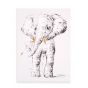 Cuadro de pintura al óleo Elefante 30 x 40 cm , Childhome
