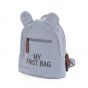 My First Bag Children's Backpack - Canvas - Grey