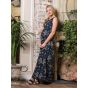 Vestido Maxi Dress Premamá Navy Floral