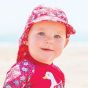 Gorra de Protección Solar Bebés y Niñas Frambuesa