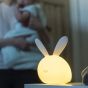Luz de noche LED de silicona Conejo , Nattou