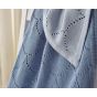 Manta calada de algodón para Bebés Dip Dye 70 x 90 cm - Clair de Lune 