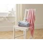 Manta calada de algodón para Bebés Dip Dye rosa 70 x 90 cm - Clair de Lune 