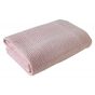 Manta de algodón color rosa Tipo Panal 100 x 150 cm - Clair de Lune