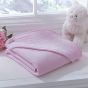Manta rosa con Capucha para Bebés Candy - Clair de Lune