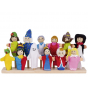 Set de 12 marionetas de dedos de personajes fantásticos, de Goki