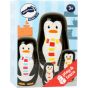 Matrioska Familia de Pingüinos 