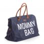 Bolso de maternidad Mommy Bag Azul Marino Letras Blancas , Childhome