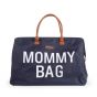 Bolso de maternidad Mommy Bag Azul Marino Letras Blancas , Childhome