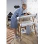 Mueble cambiador Evolux color blanco y natural Childhome