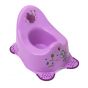 Orinal Infantil con Diseño de Hipopótamo en Color Púrpura