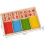 Palillos matemáticos Montessori, juguete de madera para niños matemáticos