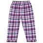 Pijama Largo de Niña de cuadros en color Navy