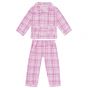 Pijama de algodón para Niña a Cuadros Rosas