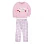 Pijama para niña Rosa Conejitos y Cuadros