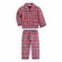 Pijama para Niño Clásico Cuadros Rojos 