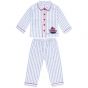 Pijama Largo para Niño a Rayas Blancas y Azules