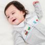 Pijama Gris para Bebe Estampado Tren