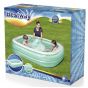 Piscina Hinchable Infantil azul Rectangular 201x150x51 cm , Bestway 54005