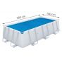 Protector solar para piscina rectangular Bestway