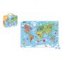 Puzle gigante Atlas Mundial 300 piezas, Janod
